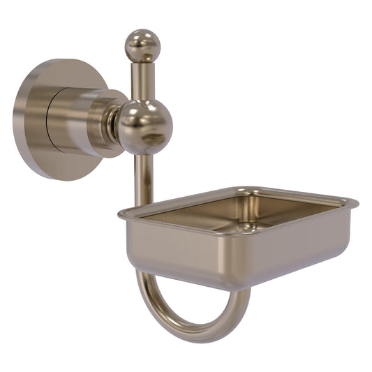 Allied Brass Astor Place 4.5" x 3.5" Antique Pewter Solid Brass Wall-Mounted Soap Dish