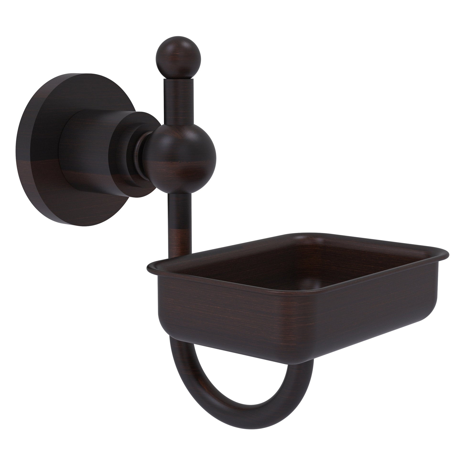 Allied Brass Astor Place 4.5" x 3.5" Venetian Bronze Solid Brass Wall-Mounted Soap Dish