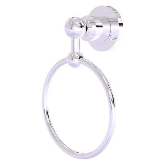 Allied Brass Astor Place 6" x 6" Polished Chrome Solid Brass Towel Ring