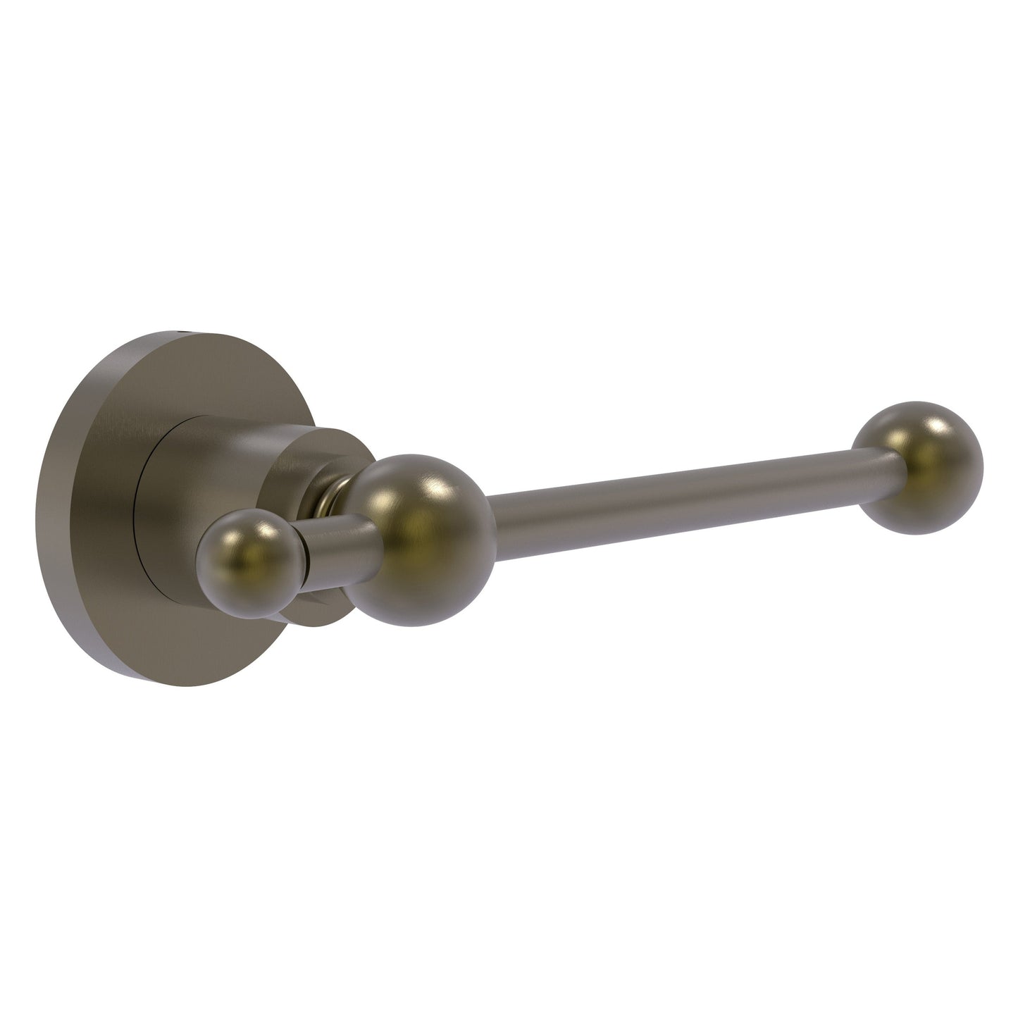 Allied Brass Astor Place 7" x 2.75" Antique Brass Solid Brass European-Style Toilet Tissue Holder