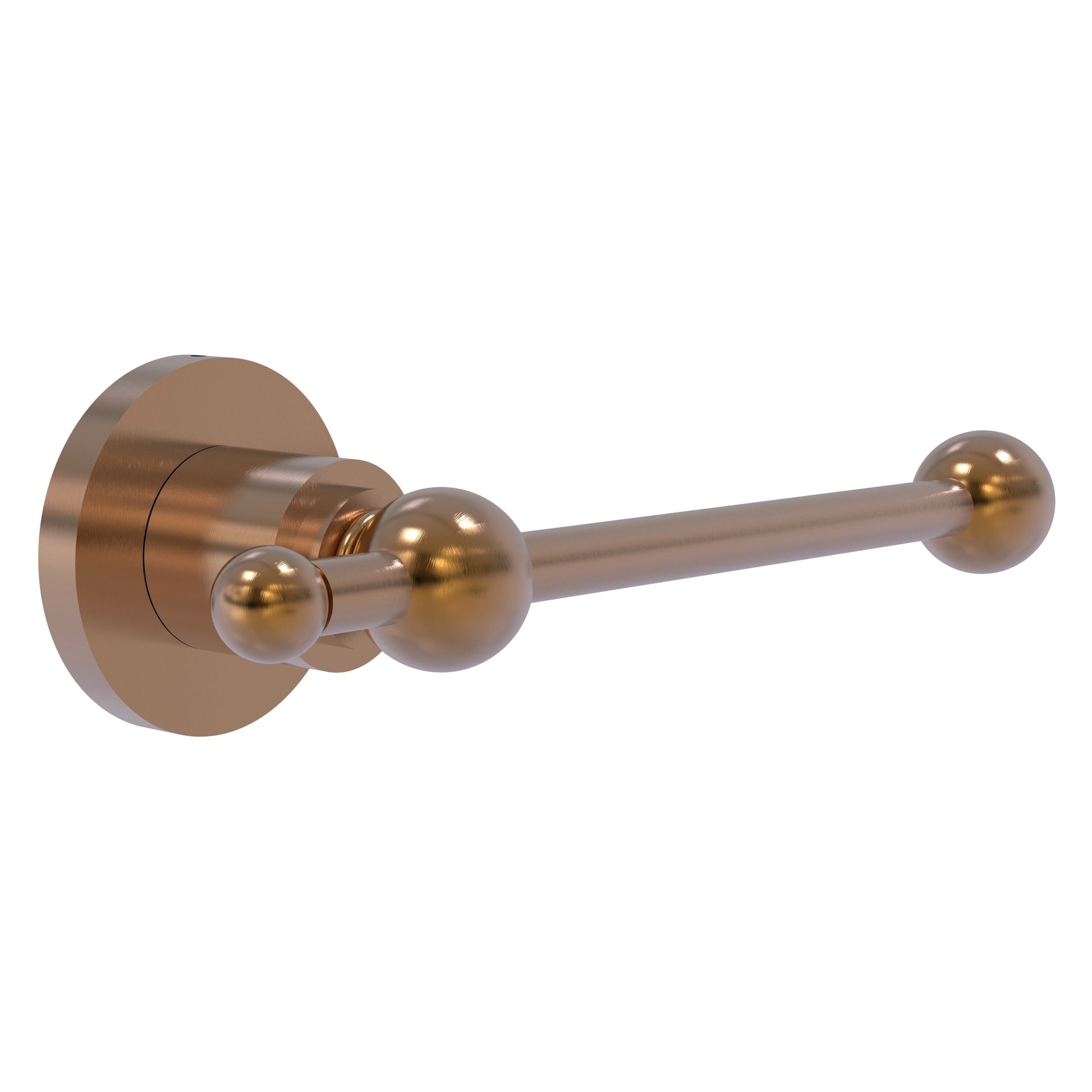 Allied Brass Astor Place 7" x 2.75" Brushed Bronze Solid Brass European-Style Toilet Tissue Holder