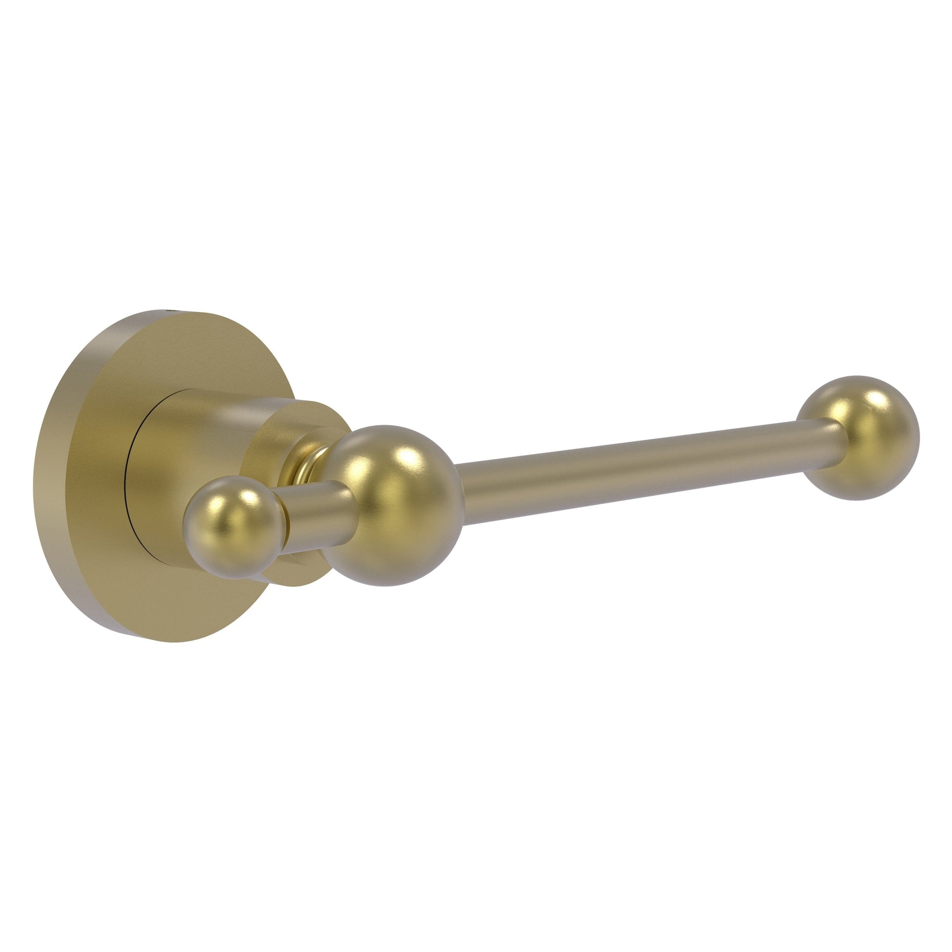 Allied Brass Astor Place 7" x 2.75" Satin Brass Solid Brass European-Style Toilet Tissue Holder