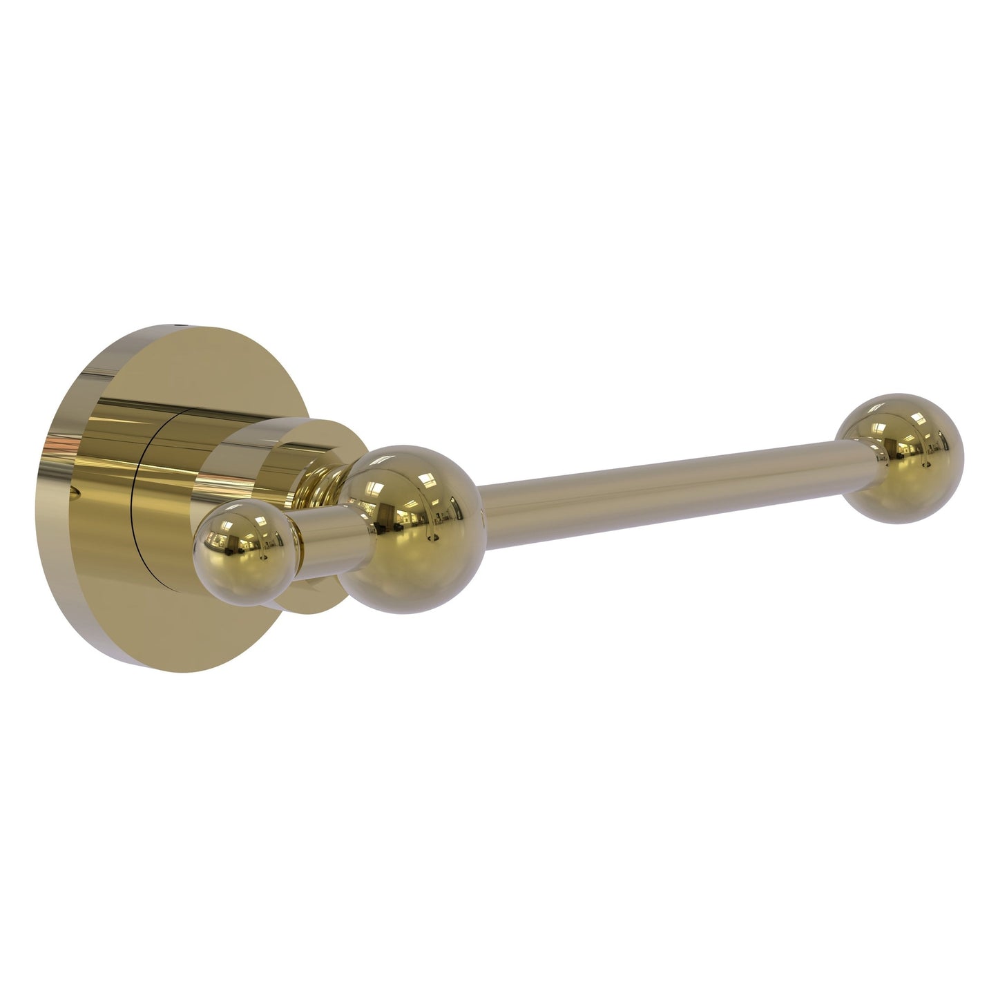 Allied Brass Astor Place 7" x 2.75" Unlacquered Brass Solid Brass European-Style Toilet Tissue Holder