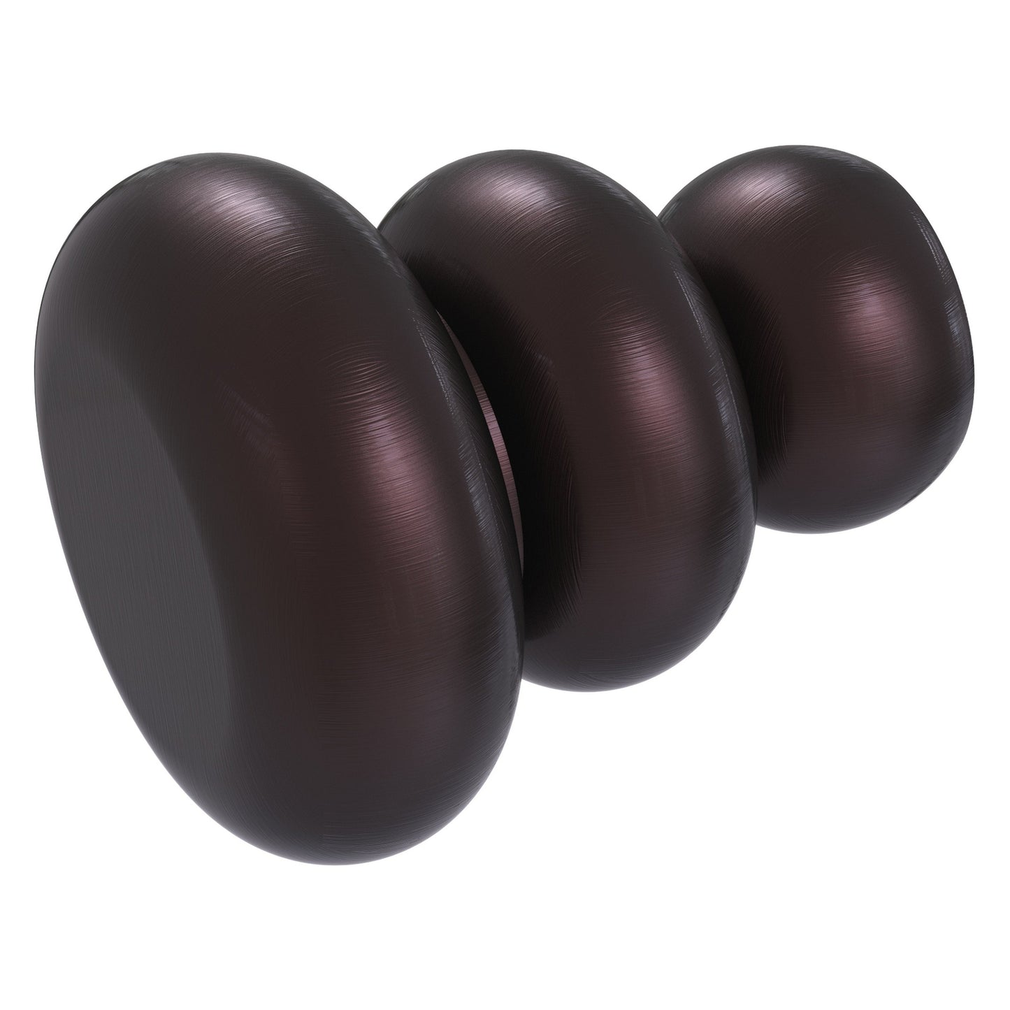 Allied Brass B-1 1" x 1" Antique Bronze Solid Brass Cabinet Knob