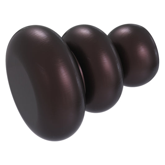 Allied Brass B-1 1" x 1" Antique Bronze Solid Brass Cabinet Knob