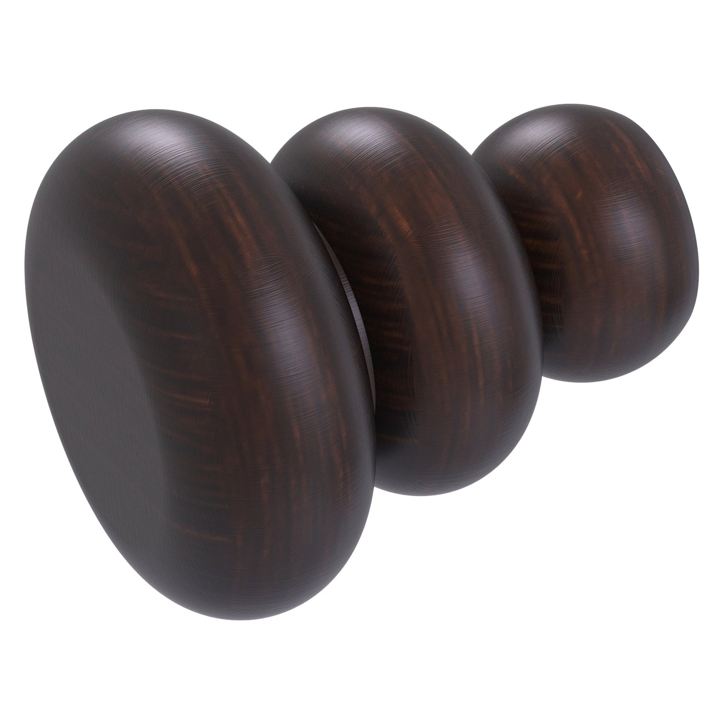 Allied Brass B-1 1" x 1" Venetian Bronze Solid Brass Cabinet Knob