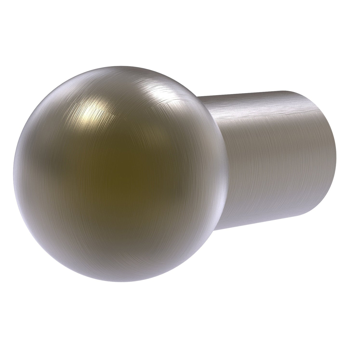 Allied Brass B-10 1" x 1" Antique Brass Solid Brass Cabinet Knob
