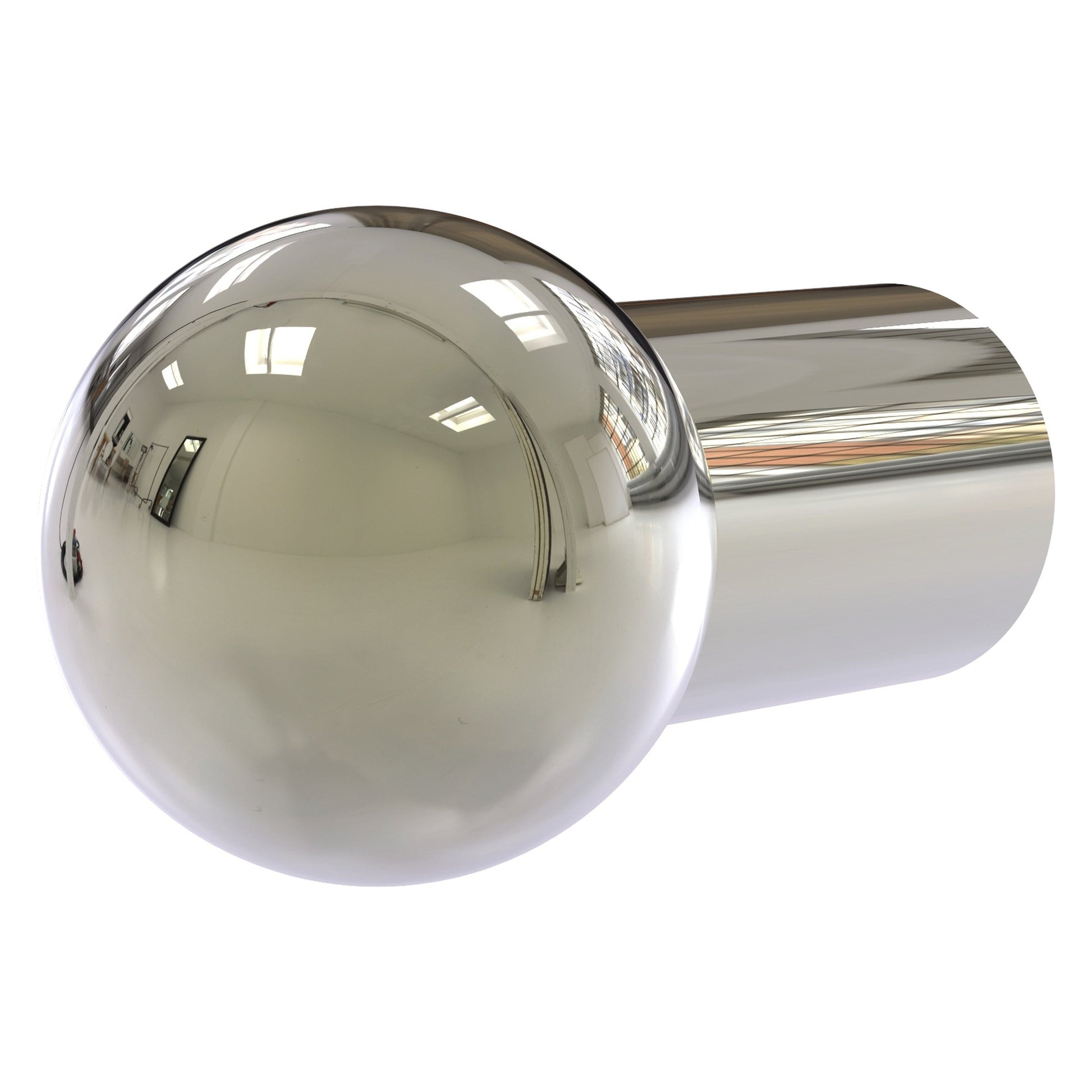 Allied Brass B-10 1" x 1" Polished Nickel Solid Brass Cabinet Knob