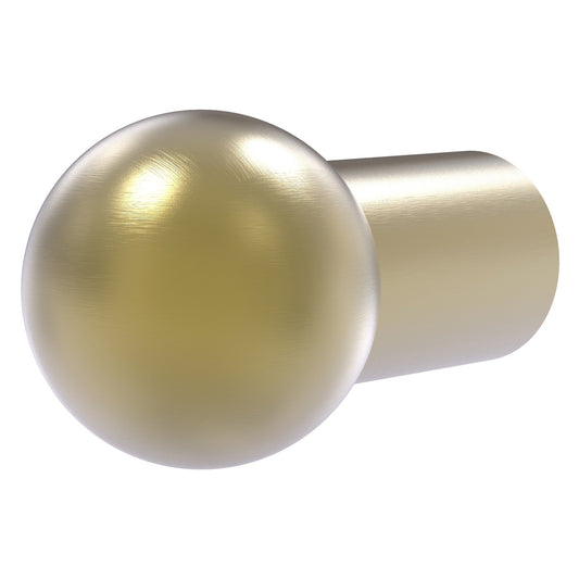 Allied Brass B-10 1" x 1" Satin Brass Solid Brass Cabinet Knob