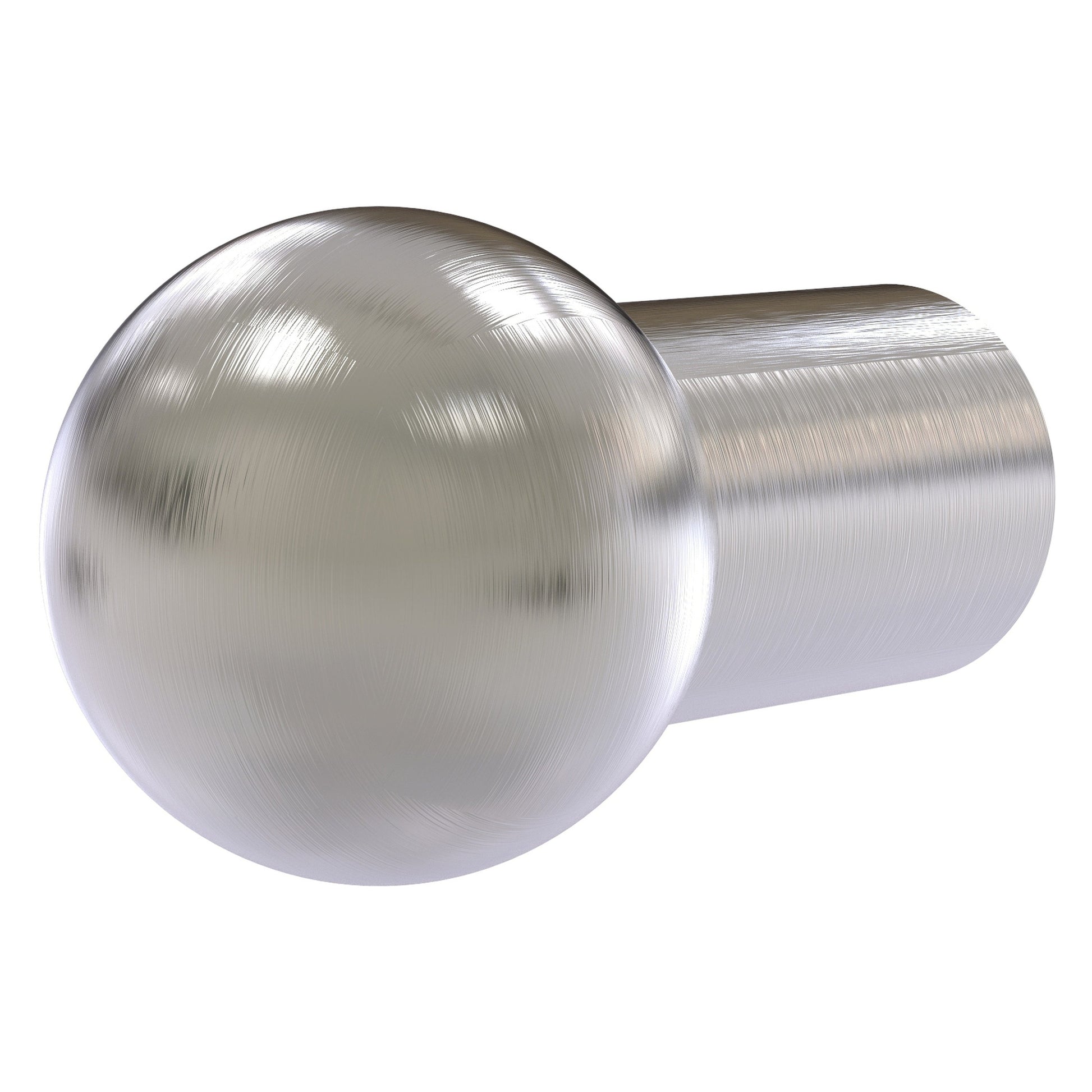 Allied Brass B-10 1" x 1" Satin Nickel Solid Brass Cabinet Knob