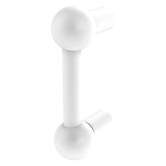 Allied Brass B-20 3" x 3" Matte White Solid Brass Cabinet Pull