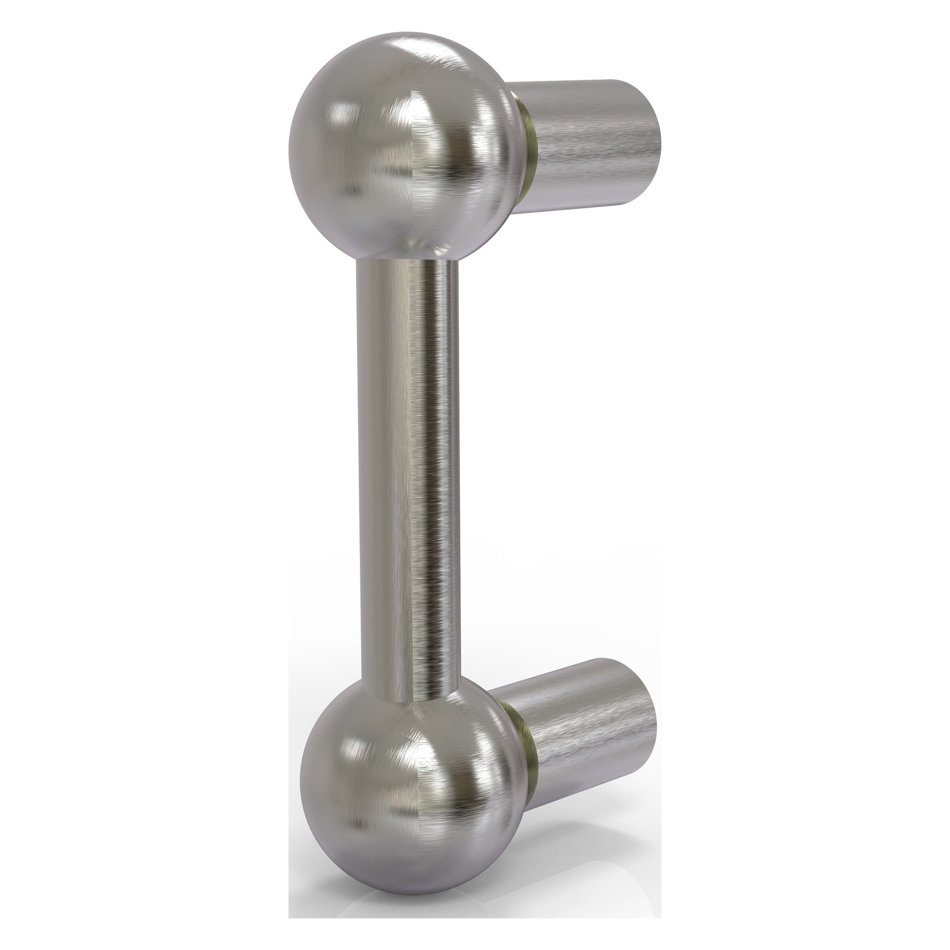 Allied Brass B-20 3" x 3" Satin Nickel Solid Brass Cabinet Pull