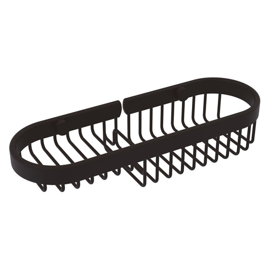 Allied Brass BSK-175LA 11" x 3.6" Oil Rubbed Bronze Solid Brass Combination Wire Basket