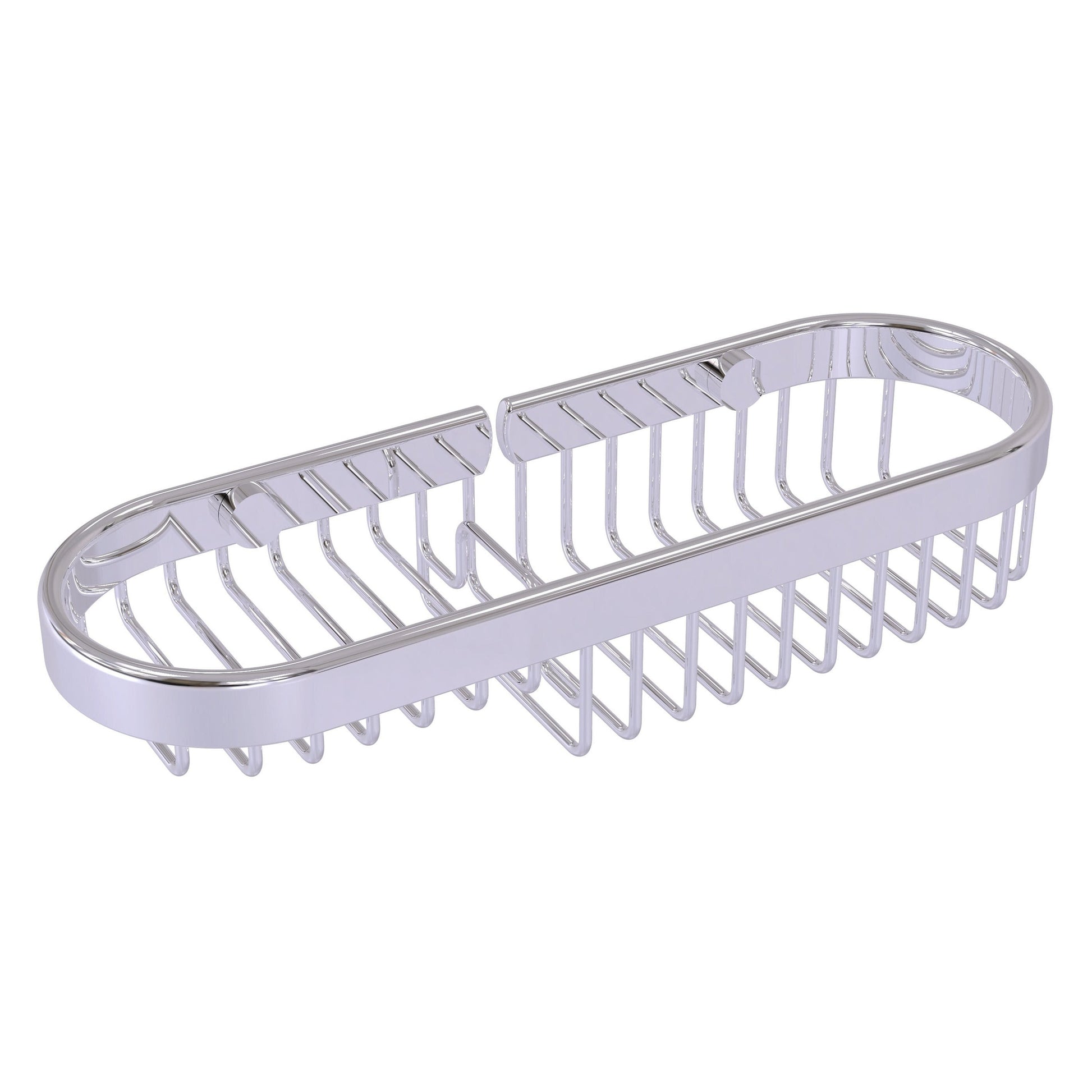 Allied Brass BSK-175LA 11" x 3.6" Polished Chrome Solid Brass Combination Wire Basket