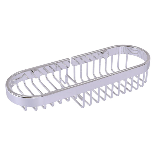 Allied Brass BSK-175LA 11" x 3.6" Polished Chrome Solid Brass Combination Wire Basket