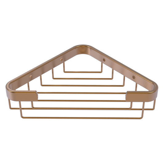 Allied Brass BSK-50ST 9.8" x 6.2" Brushed Bronze Solid Brass Toiletry Corner Shower Basket