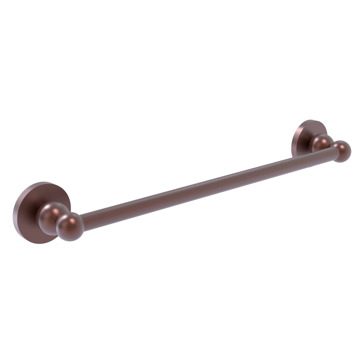 Allied Brass Bolero 18" x 20.5" Antique Copper Solid Brass Towel Bar