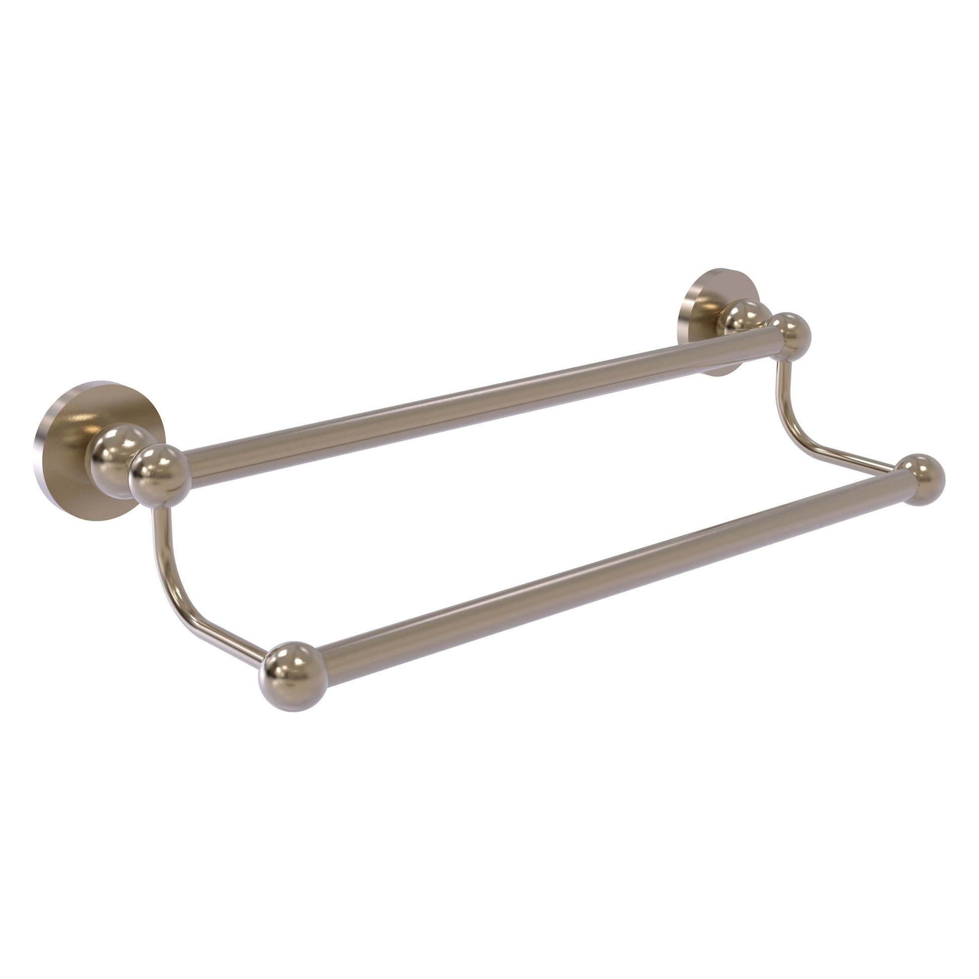 Allied Brass Bolero 18" x 20.5" Antique Pewter Solid Brass Double Towel Bar