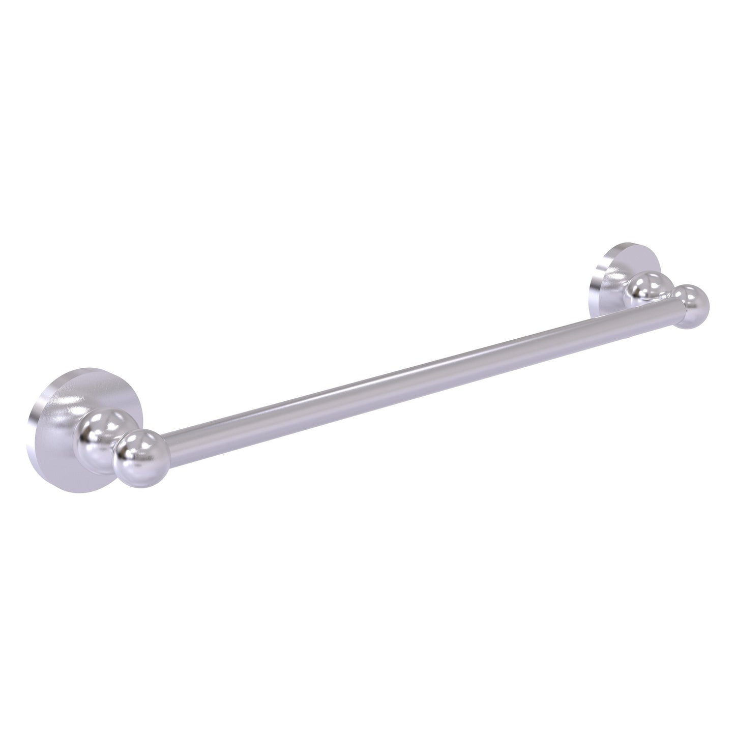 Allied Brass Bolero 18" x 20.5" Satin Chrome Solid Brass Towel Bar