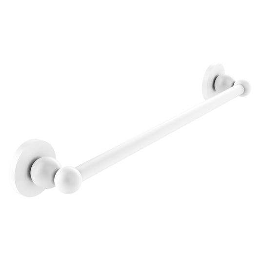 Allied Brass Bolero 24" x 26.5" Matte White Solid Brass Towel Bar