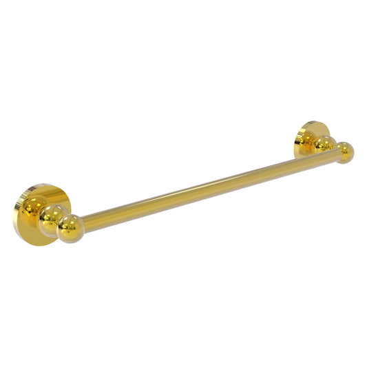Allied Brass Bolero 24" x 26.5" Polished Brass Solid Brass Towel Bar