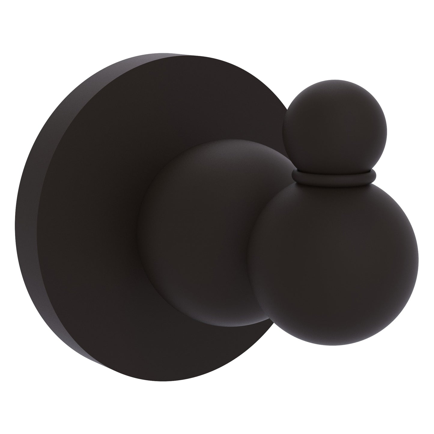 Allied Brass Bolero 2.25" x 2.75" Oil Rubbed Bronze Solid Brass Robe Hook