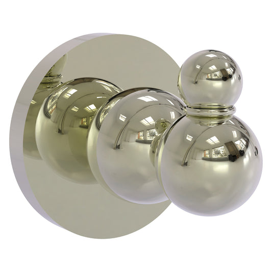 Allied Brass Bolero 2.25" x 2.75" Polished Nickel Solid Brass Robe Hook