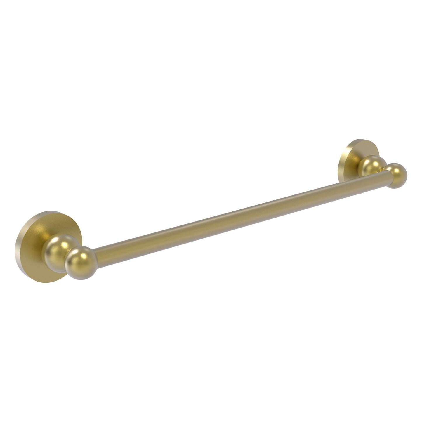 Allied Brass Bolero 30" x 32.5" Satin Brass Solid Brass Towel Bar