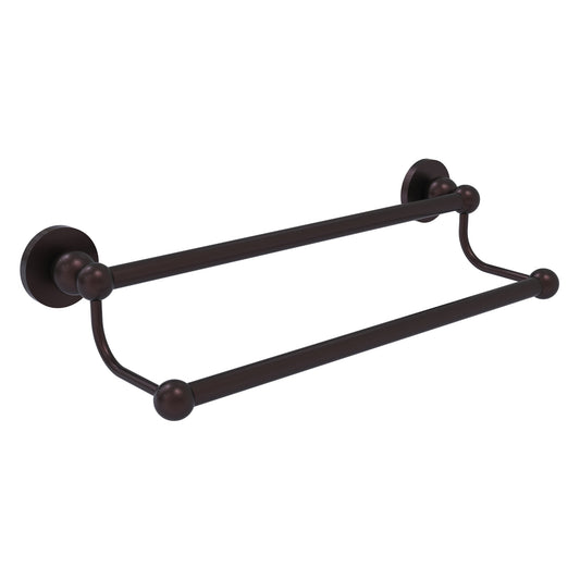 Allied Brass Bolero 36" x 38.5" Antique Bronze Solid Brass Double Towel Bar