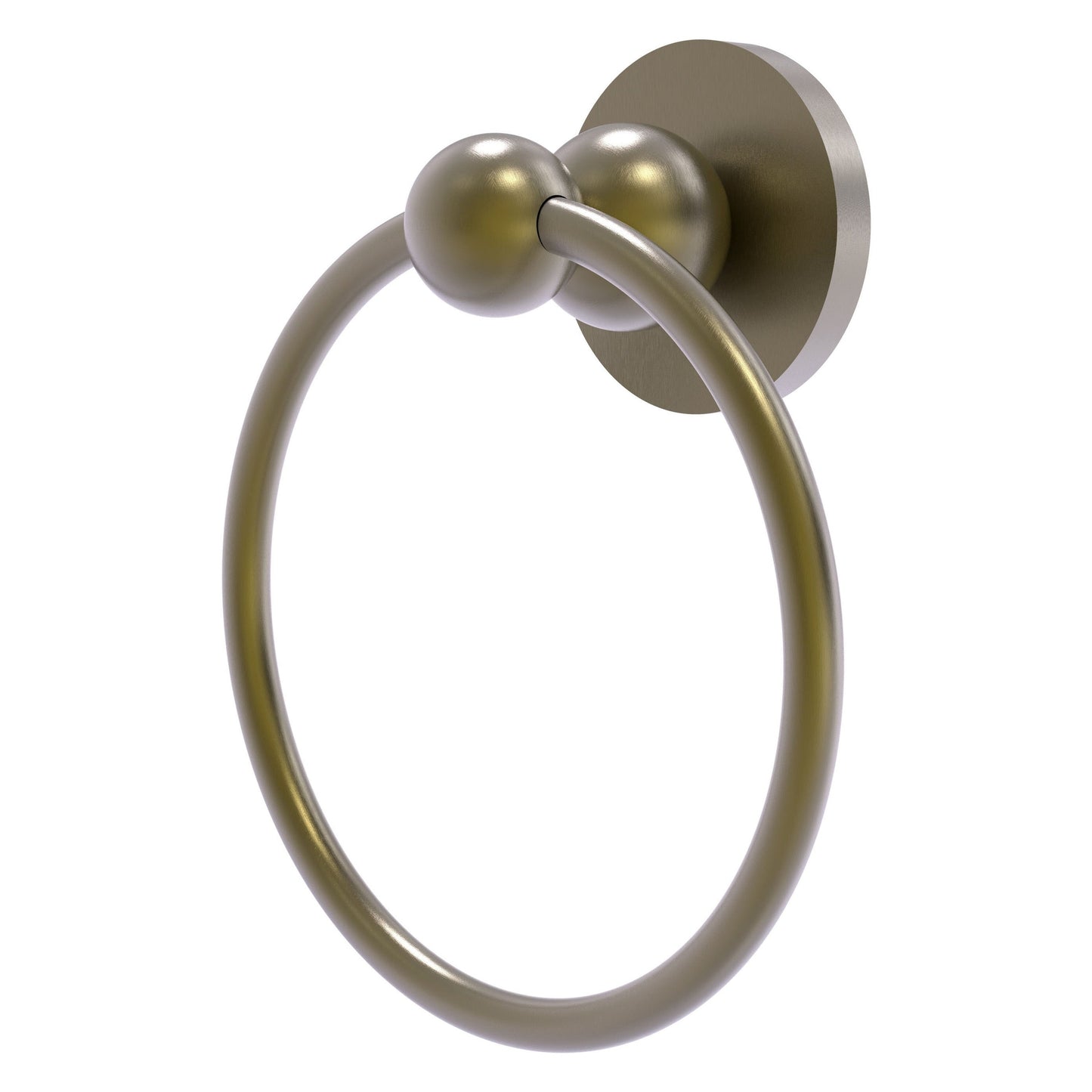 Allied Brass Bolero 6" x 6" Antique Brass Solid Brass Towel Ring