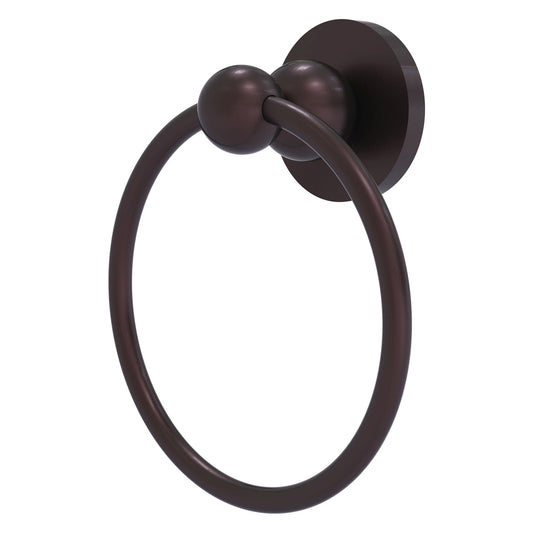 Allied Brass Bolero 6" x 6" Antique Bronze Solid Brass Towel Ring