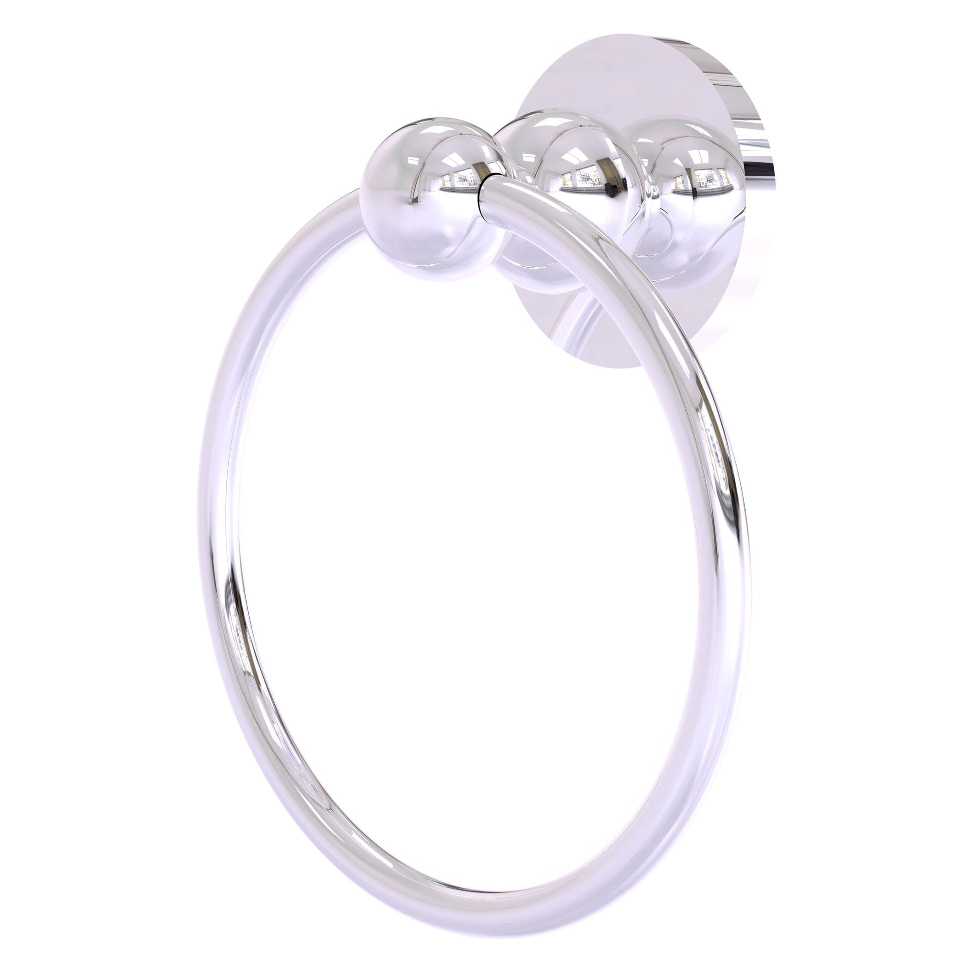 Allied Brass Bolero 6" x 6" Polished Chrome Solid Brass Towel Ring