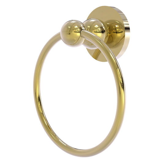 Allied Brass Bolero 6" x 6" Unlacquered Brass Solid Brass Towel Ring