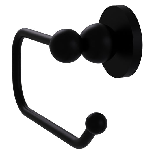 Allied Brass Bolero 7" x 2.9" Matte Black Solid Brass European Style Toilet Tissue Holder