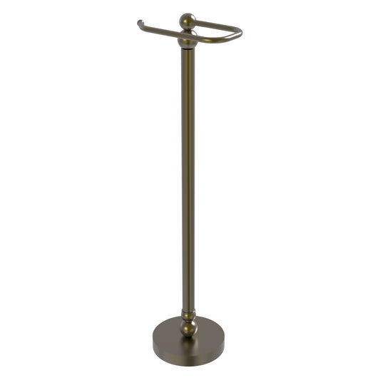 Allied Brass Bolero 7.8" x 6" Antique Brass Solid Brass Free-Standing Toilet Tissue Stand