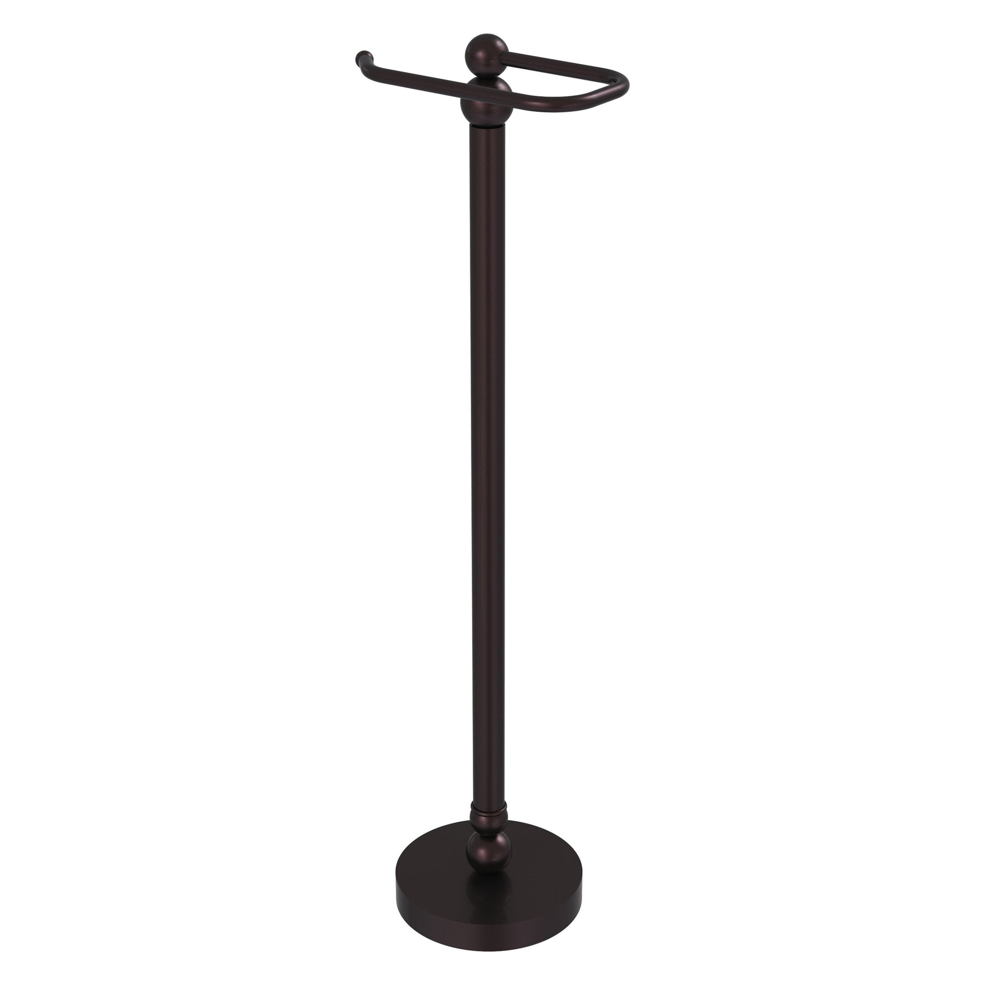 Allied Brass Bolero 7.8" x 6" Antique Bronze Solid Brass Free-Standing Toilet Tissue Stand