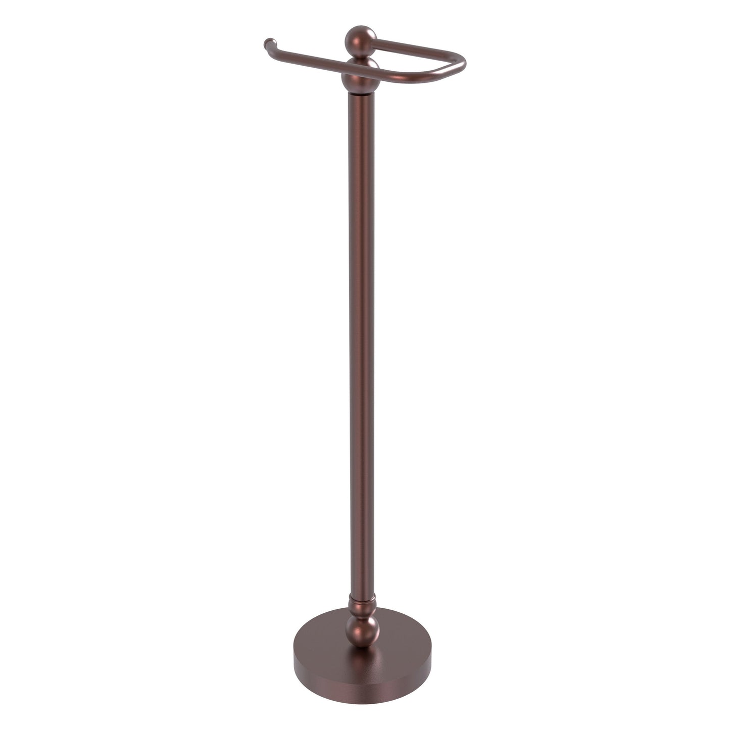 Allied Brass Bolero 7.8" x 6" Antique Copper Solid Brass Free-Standing Toilet Tissue Stand