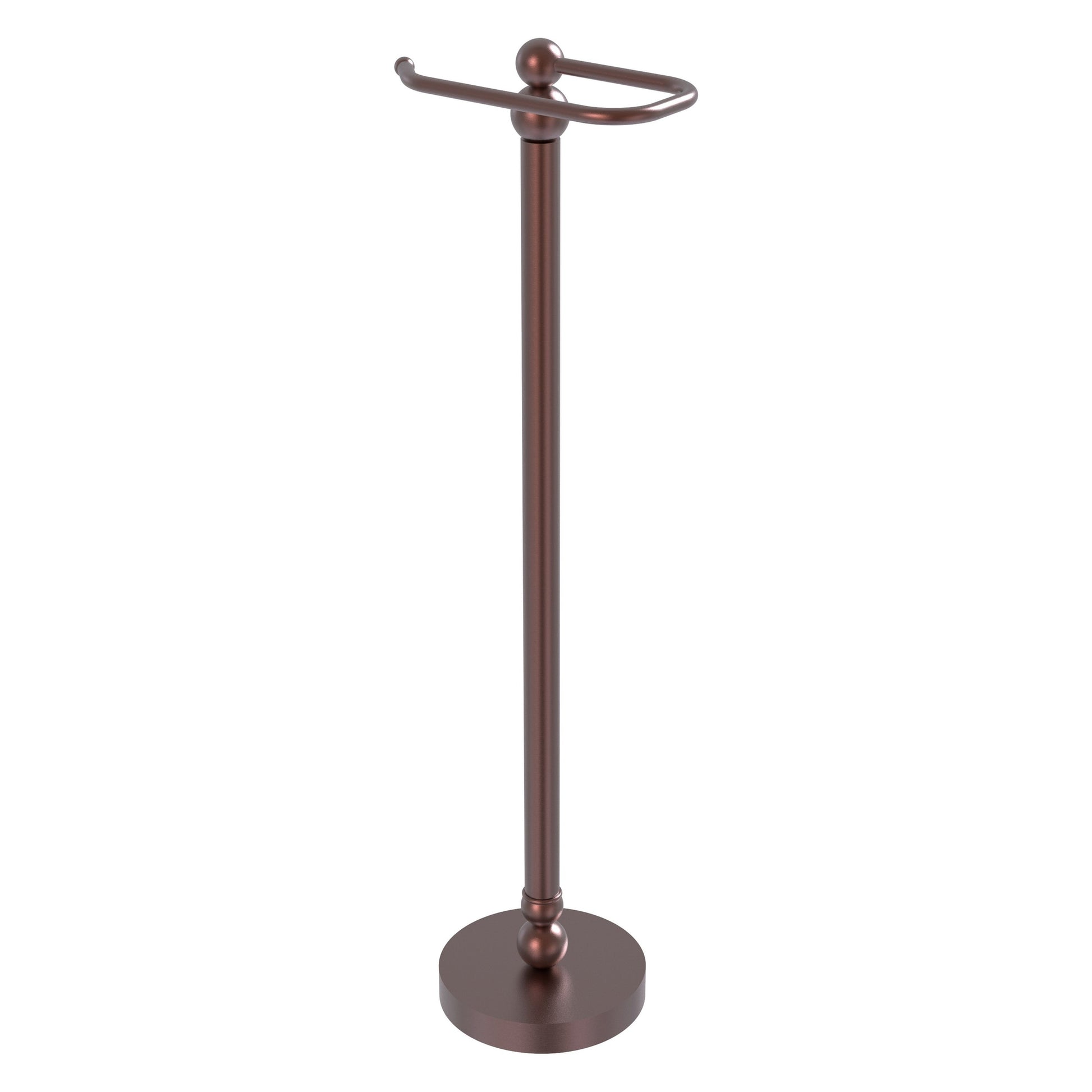 Allied Brass Bolero 7.8" x 6" Antique Copper Solid Brass Free-Standing Toilet Tissue Stand