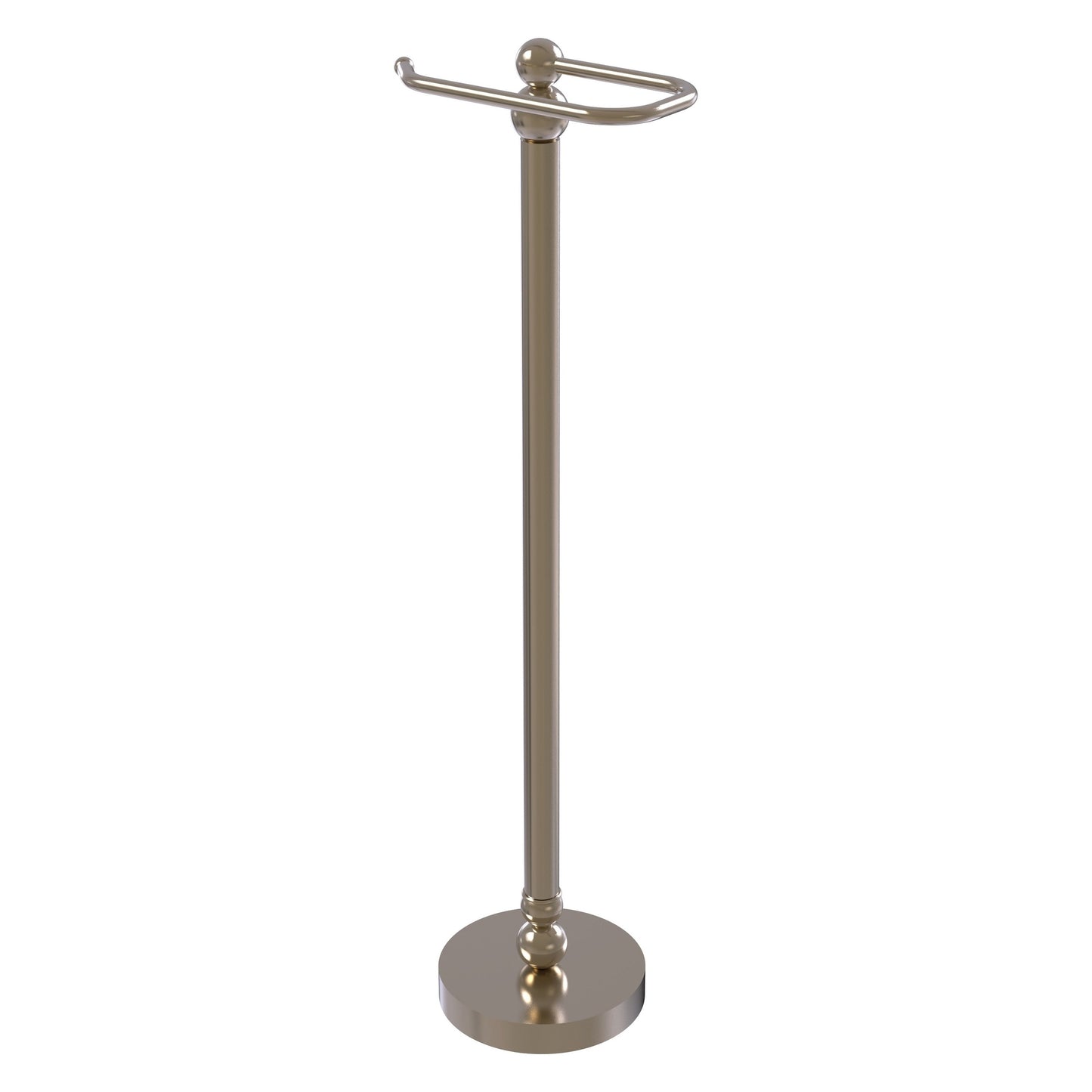 Allied Brass Bolero 7.8" x 6" Antique Pewter Solid Brass Free-Standing Toilet Tissue Stand