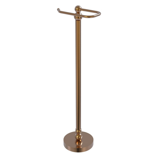 Allied Brass Bolero 7.8" x 6" Brushed Bronze Solid Brass Free-Standing Toilet Tissue Stand