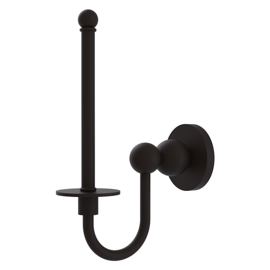 Allied Brass Bolero 9" x 2.75" Oil Rubbed Bronze Solid Brass Upright Toilet Tissue Holder
