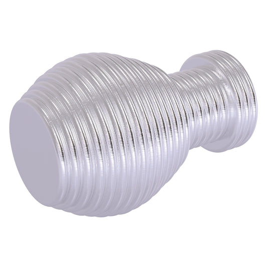 Allied Brass C-1 1" x 1" Satin Chrome Solid Brass Designer Cabinet Knob