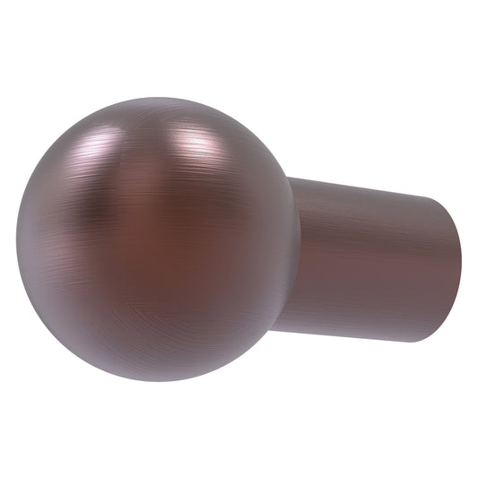 Allied Brass C-10 1.25" x 1.25" Antique Copper Solid Brass Cabinet Knob