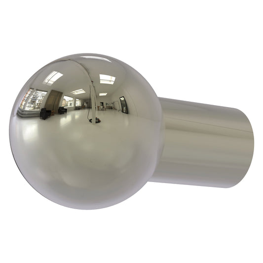 Allied Brass C-10 1.25" x 1.25" Polished Nickel Solid Brass Cabinet Knob