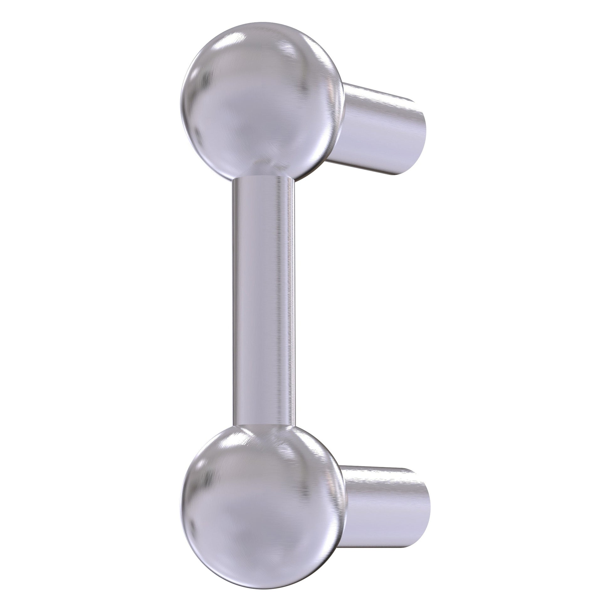 Allied Brass C-20 3" x 1" Satin Chrome Solid Brass Cabinet Pull