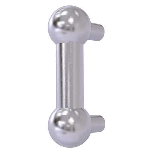Allied Brass C-30 3" x 1" Satin Chrome Solid Brass Cabinet Pull