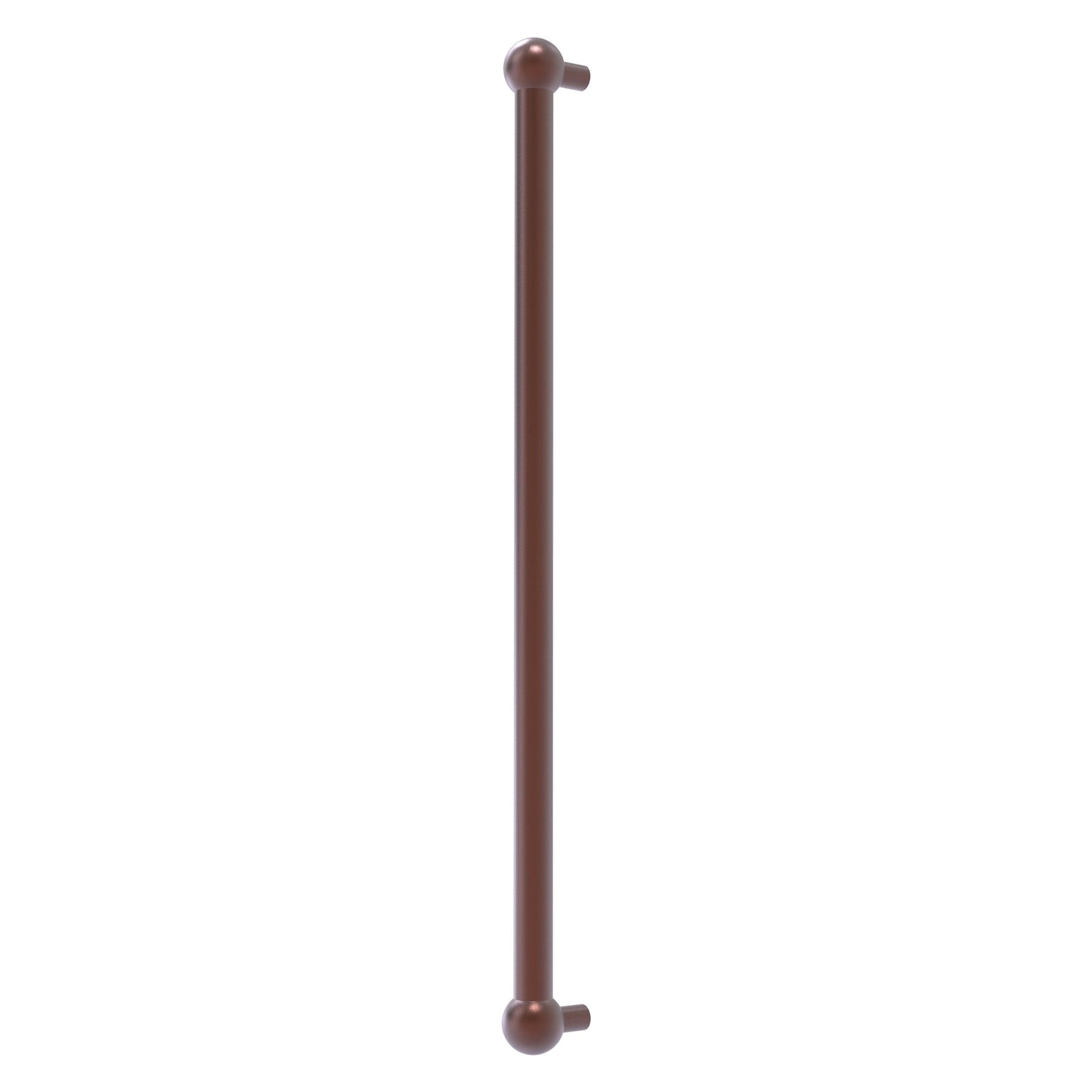 Allied Brass C-30-RP 18" x 1" Antique Copper Solid Brass Refrigerator Pull