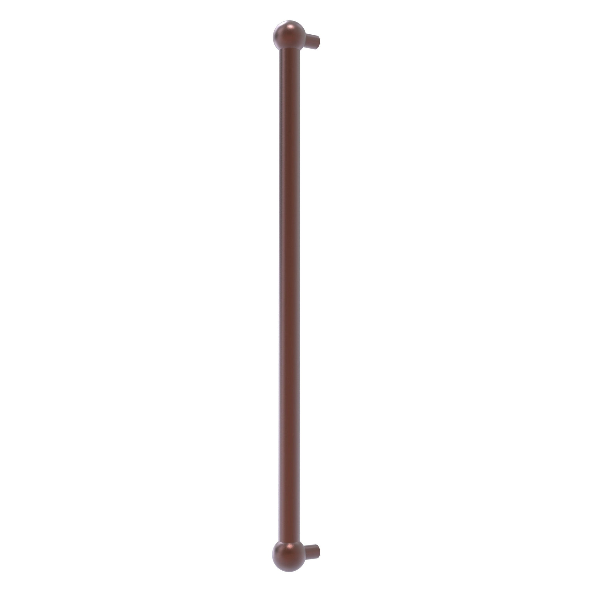 Allied Brass C-30-RP 18" x 1" Antique Copper Solid Brass Refrigerator Pull