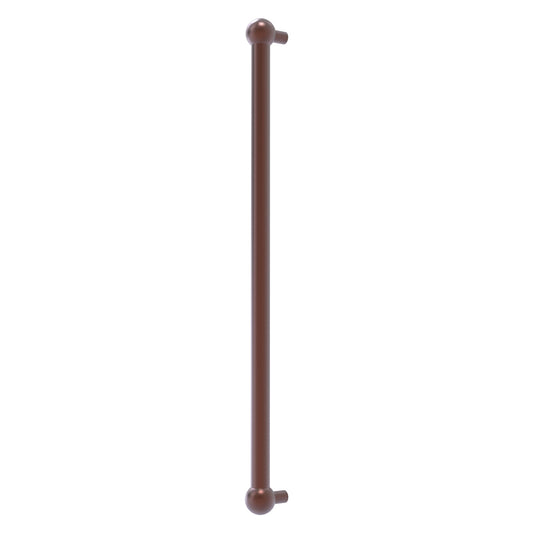 Allied Brass C-30-RP 18" x 1" Antique Copper Solid Brass Refrigerator Pull