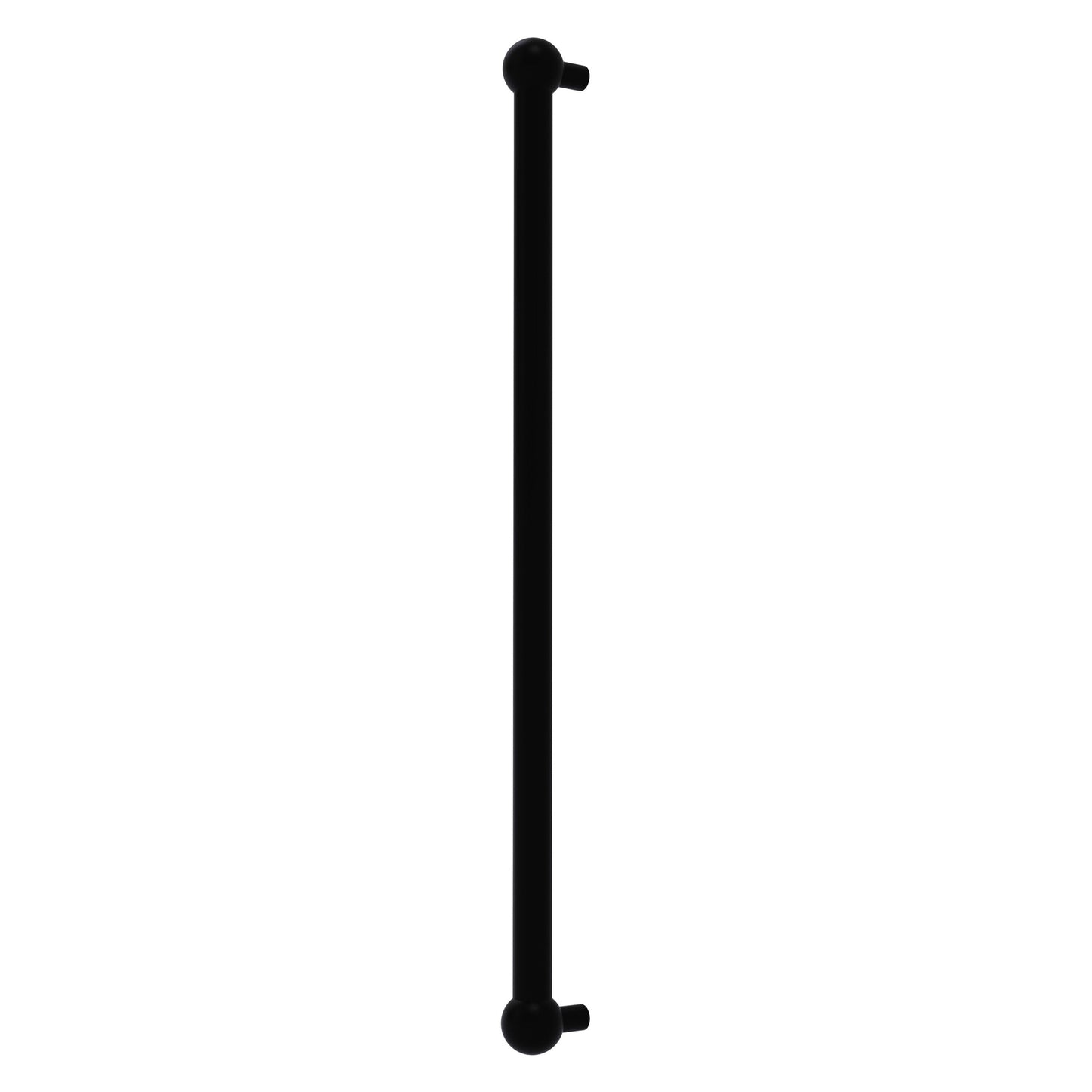 Allied Brass C-30-RP 18" x 1" Matte Black Solid Brass Refrigerator Pull